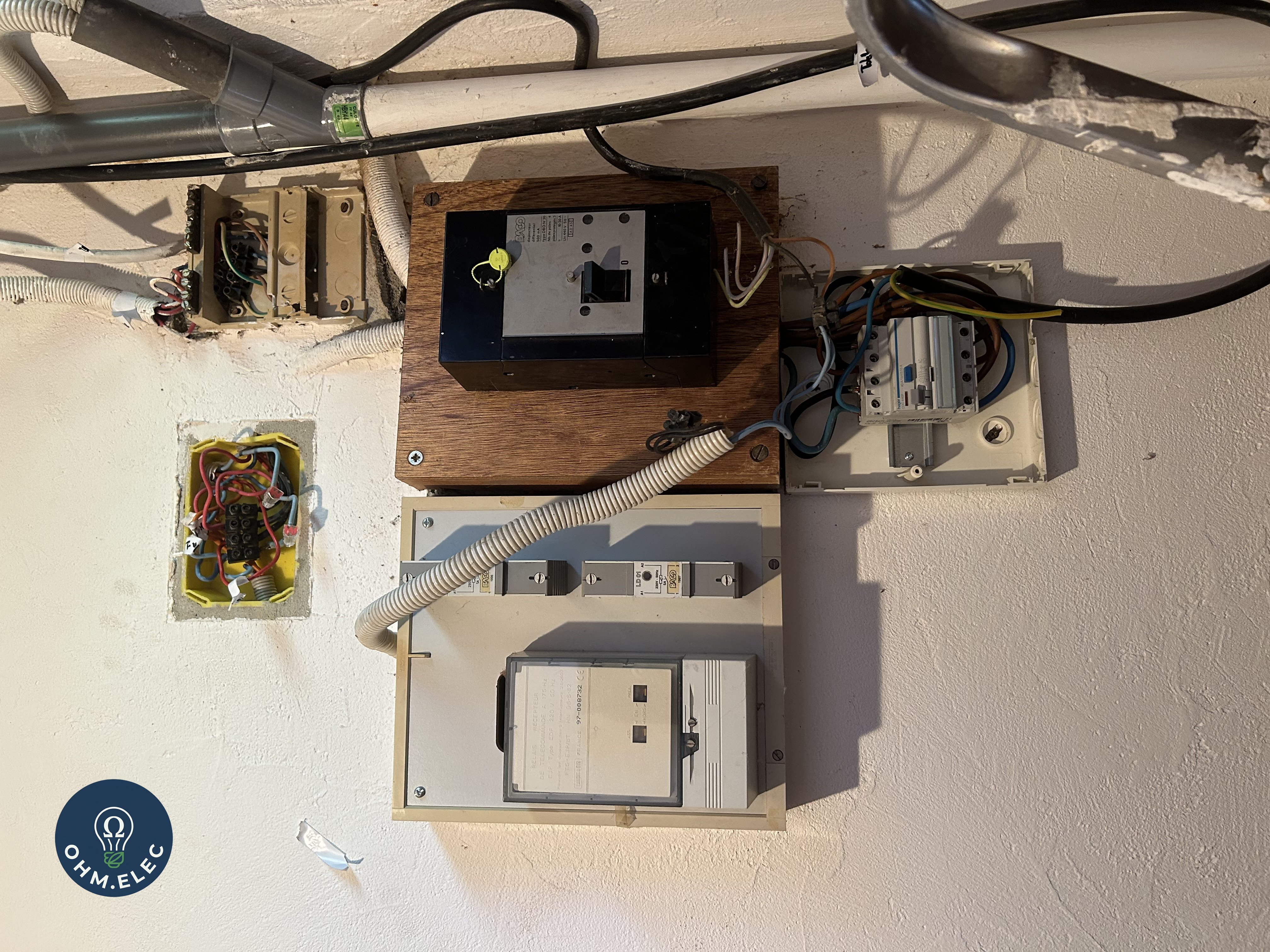 Installation électrique vétuste à mettre aux normes