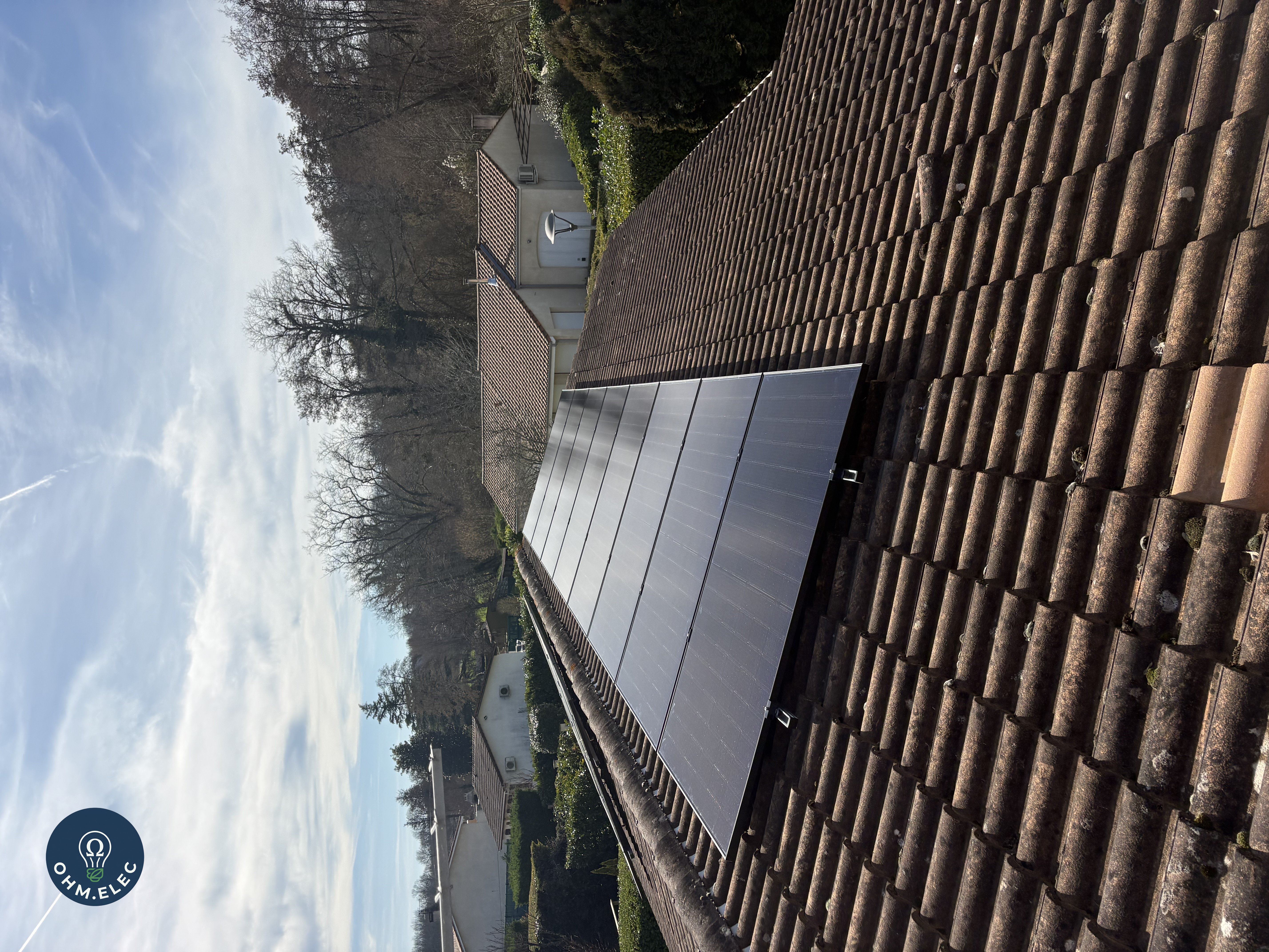 Installation photovoltaïque sur maison individuelle